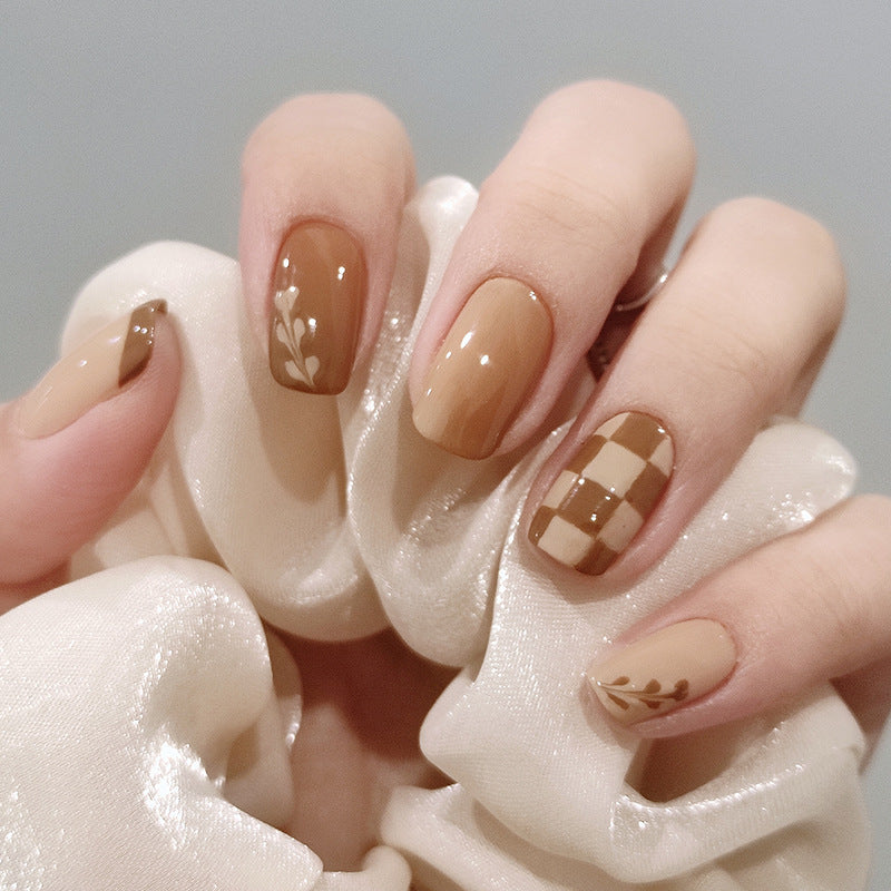 Kurixiang Latte Pull Wearing Nail