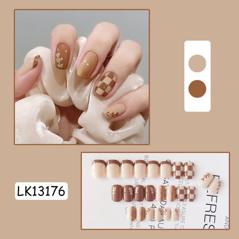 Kurixiang Latte Pull Wearing Nail