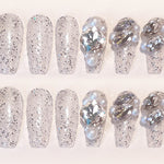 Rhinestone Manicure Wear Nail
