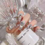 Rhinestone Manicure Wear Nail